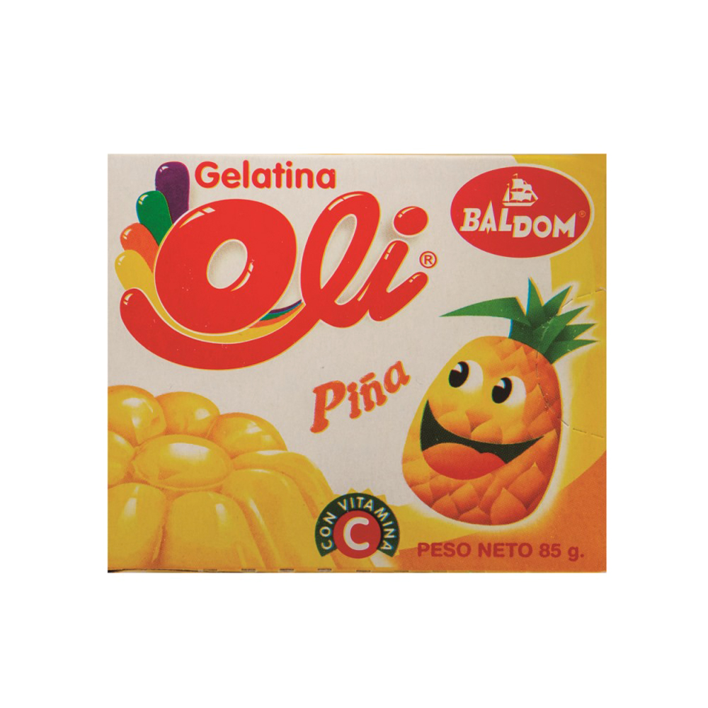 Gelatina sabor Piña Oli (85 g / 3 oz)