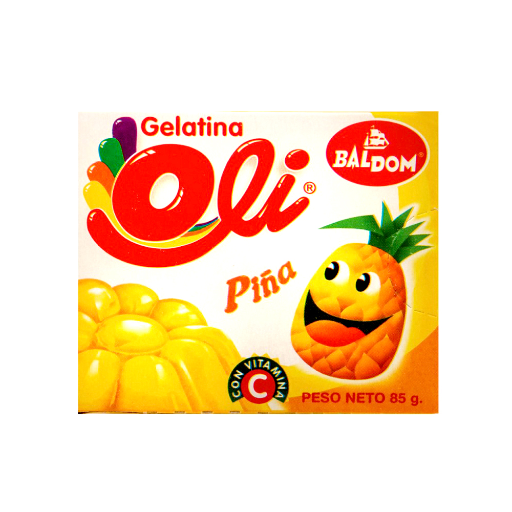 Gelatina sabor Piña Oli (85 g / 3 oz)