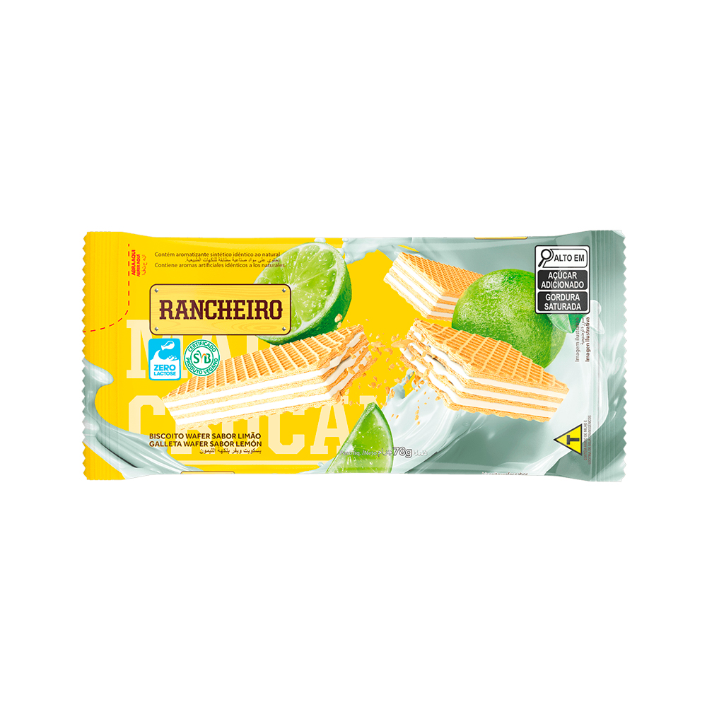 Sorbeto (wafer) sabor limón Rancheiro (78 g)