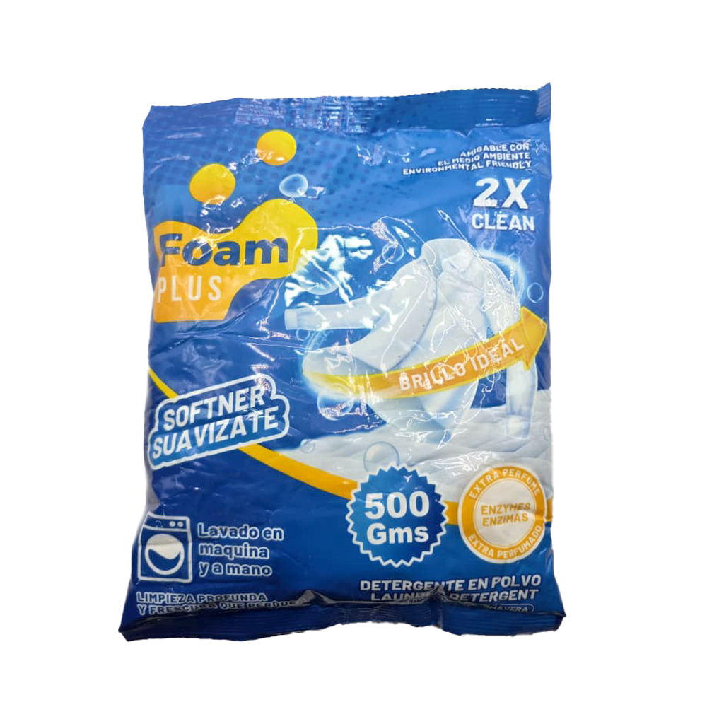 Detergente en Polvo Foam Plus(500g)