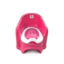 Sillita Orinal con Tapa para Bebe de Color Rosada