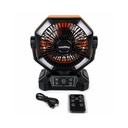 Ventiladores Recargables ColdSky Color Mandarina (7w)