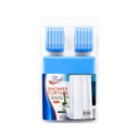 Cortinas de Baño Plásticas Impermeables Color Azul Claro (180cmx180cm)