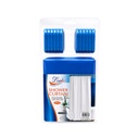 Cortinas de Baño Plásticas Impermeables Color Azul Fuerte (180cmx180cm)