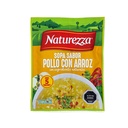 Sopa en polvo sabor pollo con arroz Naturezza (18 x 55 g)